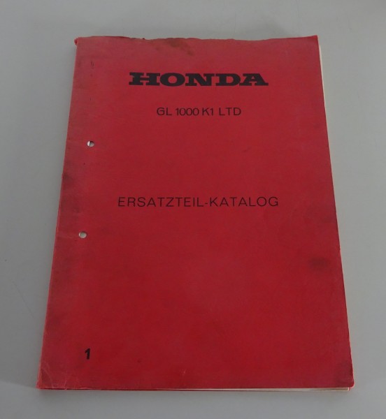 Teilekatalog / Ersatzteilkatalog Honda GL 1000 K 1 LTD Goldwing