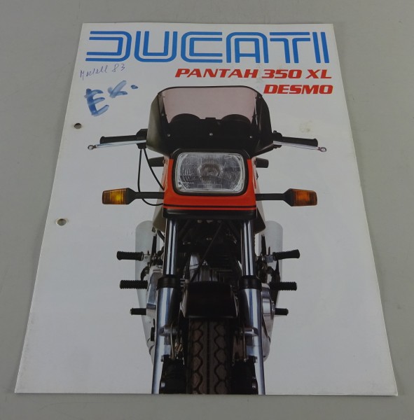 Prospekt / Broschüre Ducati Pantah 350XL Desmo Motorrad