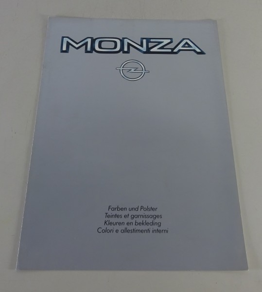 Prospekt / Broschüre Opel Monza A2 Stand 08/1983