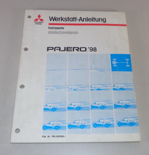 Werkstatthandbuch Karosserie Nachtrag Mitsubishi Pajero V20 Stand 1998