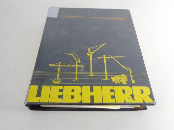 Betriebsanleitung + Teilekatalog Liebherr Turmdrehkran 112 EC-H