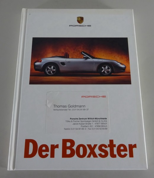 Prospekt / Broschüre Porsche Boxster Typ 986 Stand 08/1996