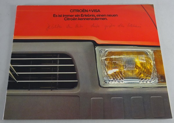 Prospekt / Broschüre Citroën Visa Super Stand 01/1979
