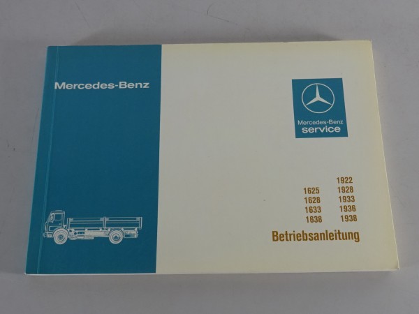 Betriebsanleitung Mercedes Benz LKW NG 80 1625 - 1938 Stand 09/1981