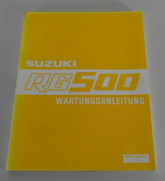 Werkstatthandbuch / Wartungsanleitung Suzuki Motorrad RG 500 Gamma Stand 08/1985