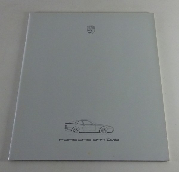 Prospekt / Broschüre Porsche 944 Turbo Stand 07/1985
