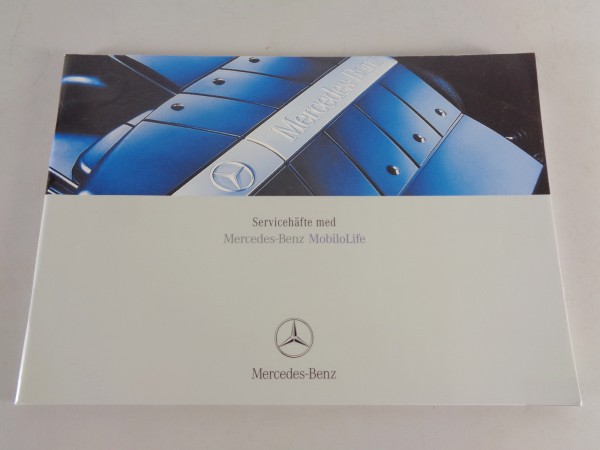 Scheckheft Mercedes Benz SLK, CLK, SL, CL, etc. auf Schwedisch von 04/2003