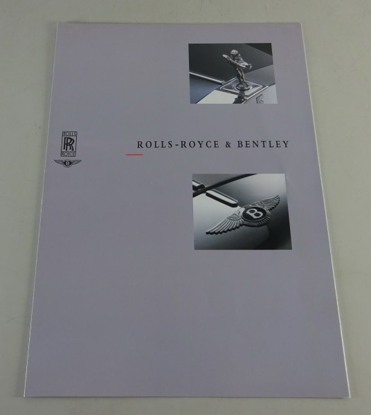 Prospekt Rolls Royce Silver Spur / Spirit / Corniche & Bentley Turbo R, Mulsanne