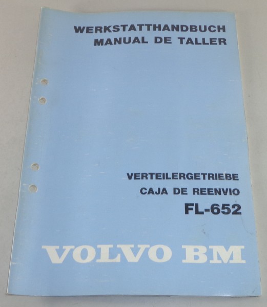 Werkstatthandbuch Volvo BM Verteilergetriebe FL 652