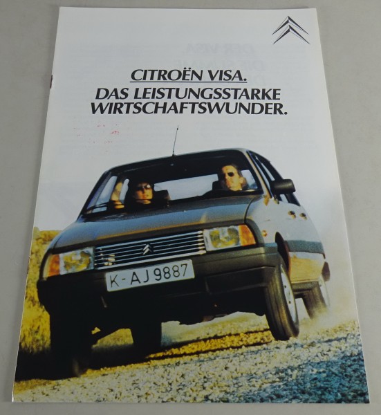 Prospekt Citroën Visa | Das leistungsstarke Wirtschaftswunder Stand 03/1983