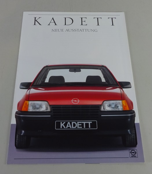 Prospekt / Broschüre Opel Kadett E GLS Stand 12/1986