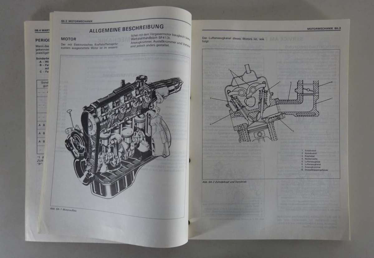 Werkstatthandbuch Subaru Justy inkl. 4WD Allrad Typ JMA/MS Stand