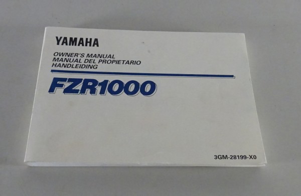 Betriebsanleitung / Owner´s Manual Yamaha FZR 1000 Stand 06/1992