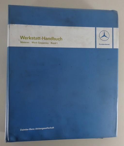 Werkstatthandbuch Mercedes LKW Motoren OM 346, 346 A + 355.96 Werk Gaggenau