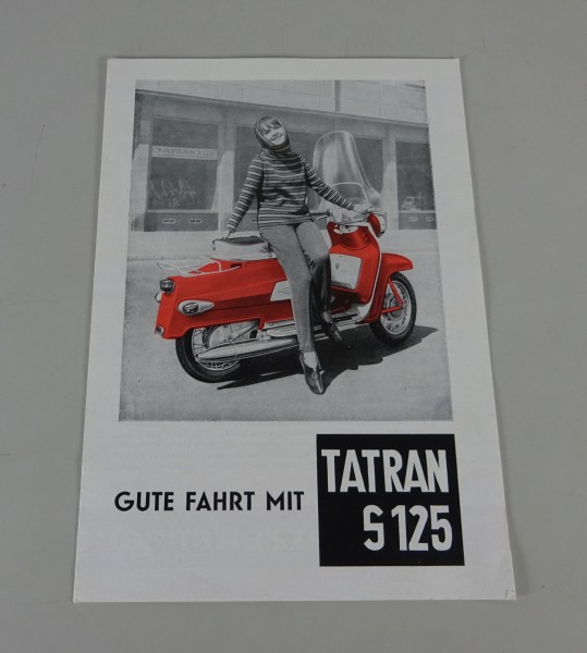 Prospekt / Broschüre Manet Tatran S 125 Typ 03-A Stand 1966