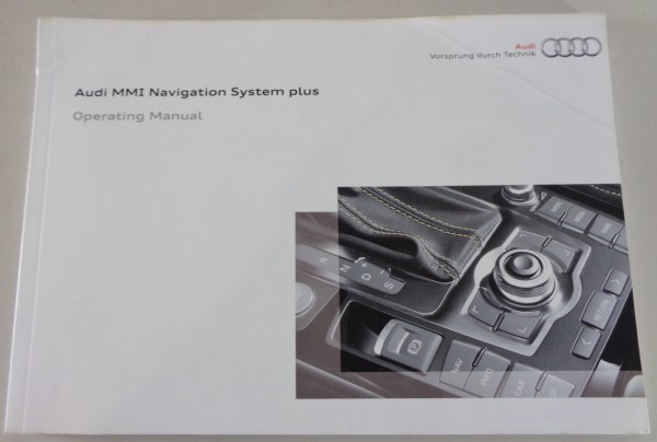 Owner's Manual Audi MMI Navigation System plus in Q7 4L printed 11/2009