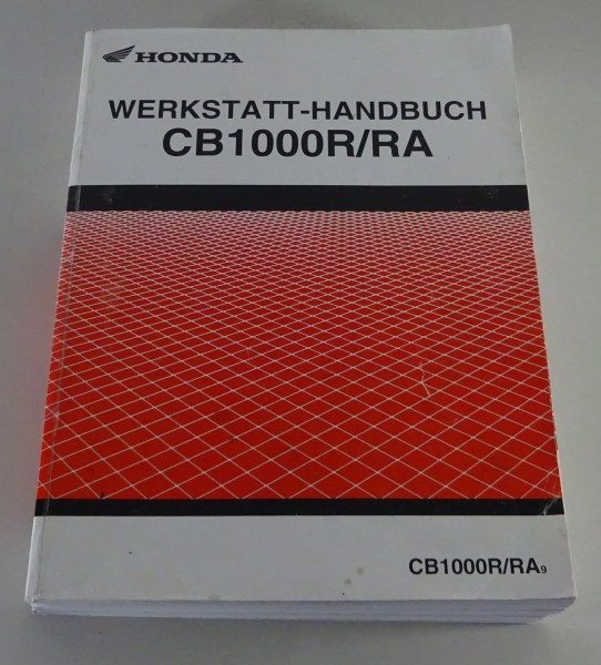 Werkstatthandbuch Honda CB1000 R / CB 1000 RA Typ SC60 Stand 2008