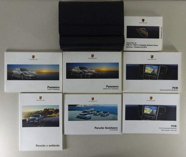 Cartella di bordo con istruzioni per l'uso Porsche Panamera Modelljahr 2010