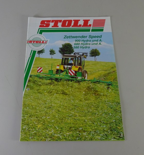 Prospekt Stoll Zettwender Z 450 D / 550 D / 550 + 660 Hydro Stand 11/1988