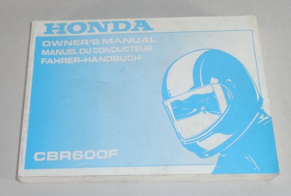 Betriebsanleitung / Owner's Manual Honda CBR 600 F von 1997