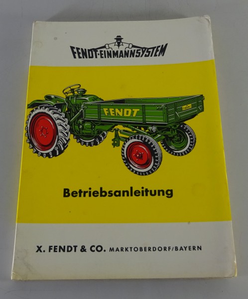 Betriebsanleitung / Handbuch Fendt Geräteträger F 230 GT / F 225 GT / F220/1 GT
