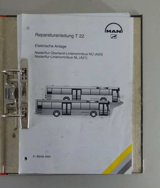 Elektrische Schaltpläne MAN Omnibus NÜ A20 + NL A21 Stand 11/1997