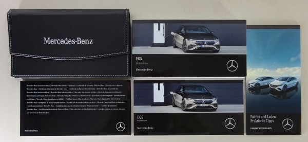 Bordmappe + Betriebsanleitung Mercedes-Benz EQS Typ V297 Stand 02/2022