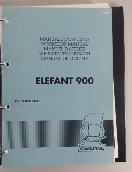 Werksatthandbuch / Workshop Manual | Cagiva Elefant 900 | Stand 04/1993