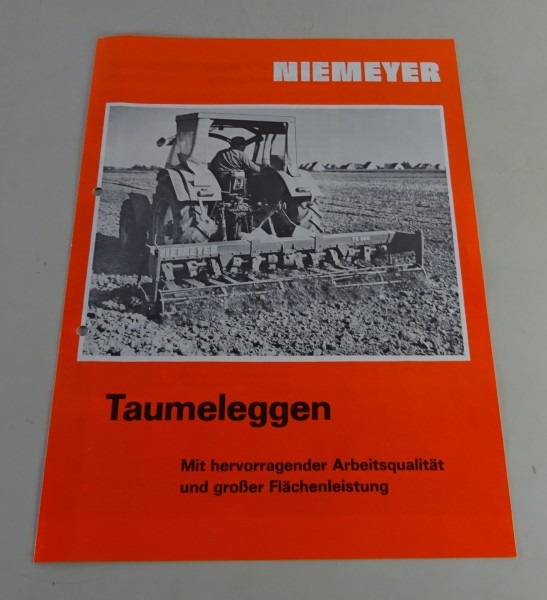 Prospekt / Broschüre Niemeyer Traumeleggen Stand 1975