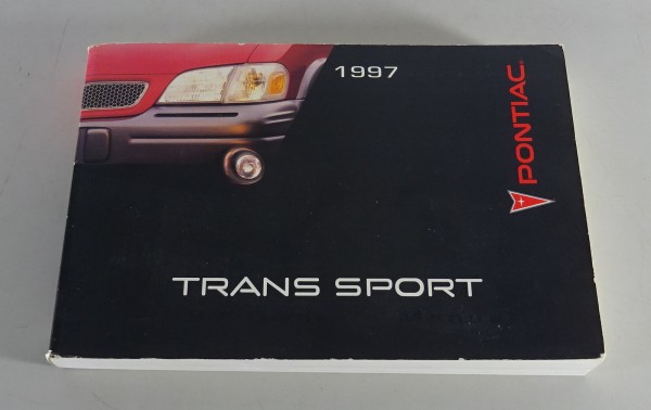 Owner´s Manual / Handbook Pontiac Trans Sport Stand 1997