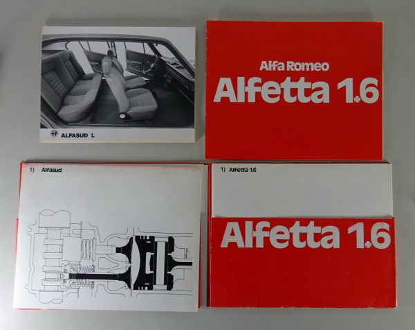 Pressemappe Alfa Romeo Alfasud + Alfetta 1.6 Stand 1975