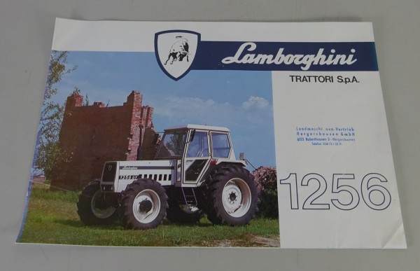 Prospekt / Broschüre Lamborghini Trattori S.p.A. 1256 Schlepper