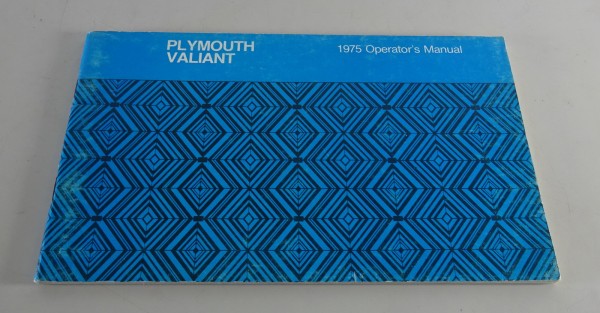 Owner´s Manual / Handbook Plymouth Valiant Stand 1975