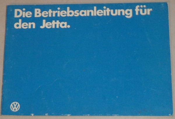 Betriebsanleitung VW Jetta I/1 von 06/1981