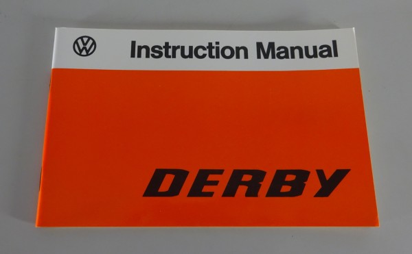 Owner's Manual / Handbook VW Derby I from 01/1978