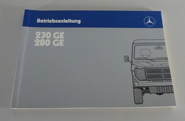 Betriebsanleitung Mercedes Benz G-Modell W460 230 / 280 GE Stand 11/1987