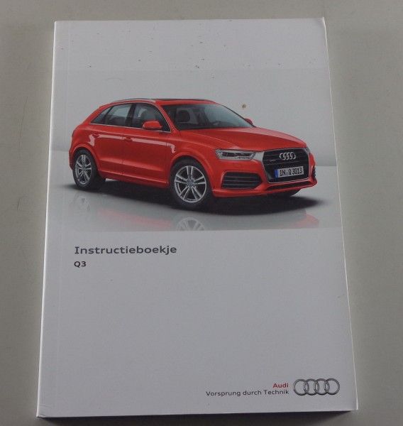 Handleiding Audi Q3 + RS Q3 Typ 8U van 5/2016