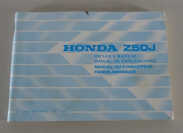 Betriebsanleitung / Handbuch Honda Monkey Z 50 J Fun Bike Stand 1979