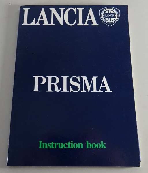 Owner´s Manual / Handbook Lancia Prisma from 12/1982