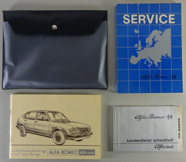 Bordmappe + Betriebsanleitung / Handbuch Alfa Romeo alfasud Stand 01/1981