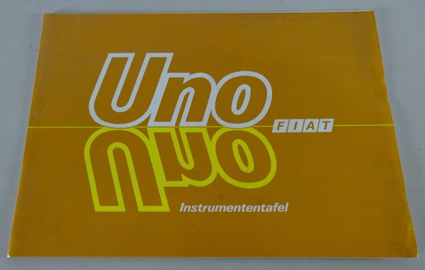 Betriebsanleitung / Handbuch Fiat Uno I Turbo Instrumententafal analog & digital