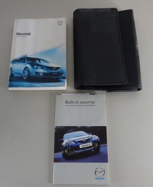 Handbook / Owner's Manual + Wallet Mazda 6 Type GH printed 02/2008