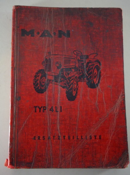 Teilekatalog / Ersatzteilliste MAN Typ 4L1 Stand 10/1959