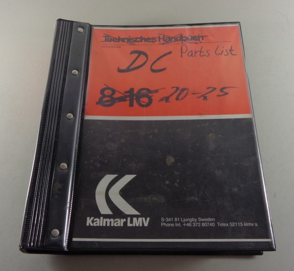 Teilekatalog / Spare Parts list Kalmar LMV Gabelstapler DC 20 - 25