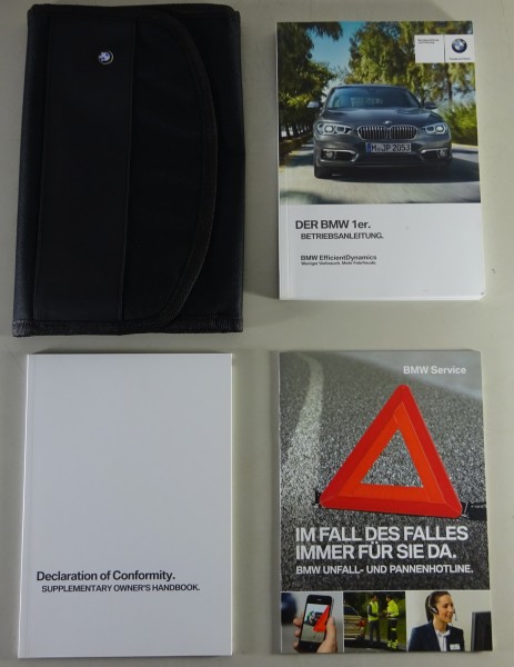 Bordmappe + Betriebsanleitung BMW 1er F20 114d - M140i Stand 10/2017