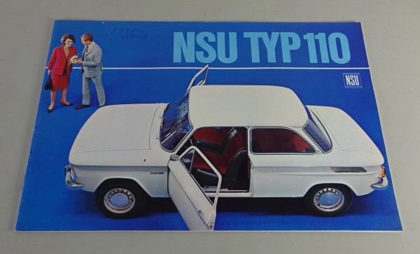 Prospekt / Broschüre NSU Typ 1000 Stand 1965/1966