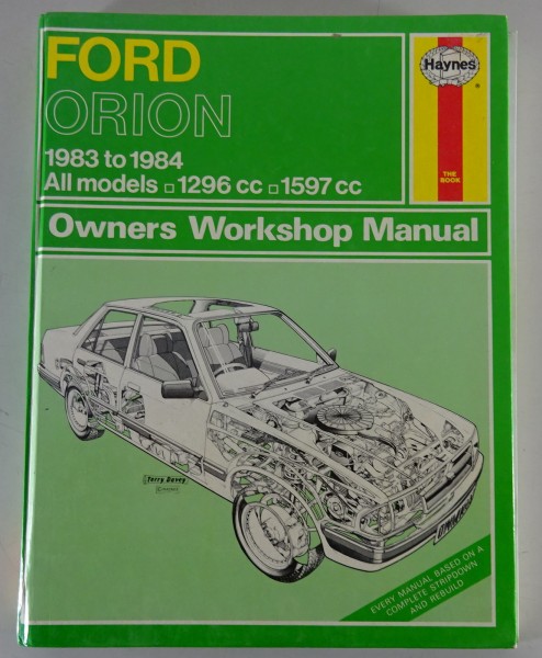 Reparaturanleitung / Repair Manual Haynes Ford Orion 1.3 + 1.6L Bj. 1983 - 1984