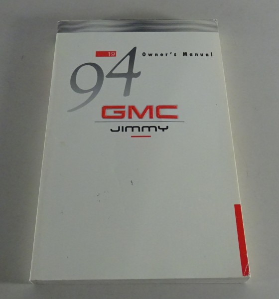 Owner´s Manual / Handbook GMC S-15 Jimmy Stand 1994