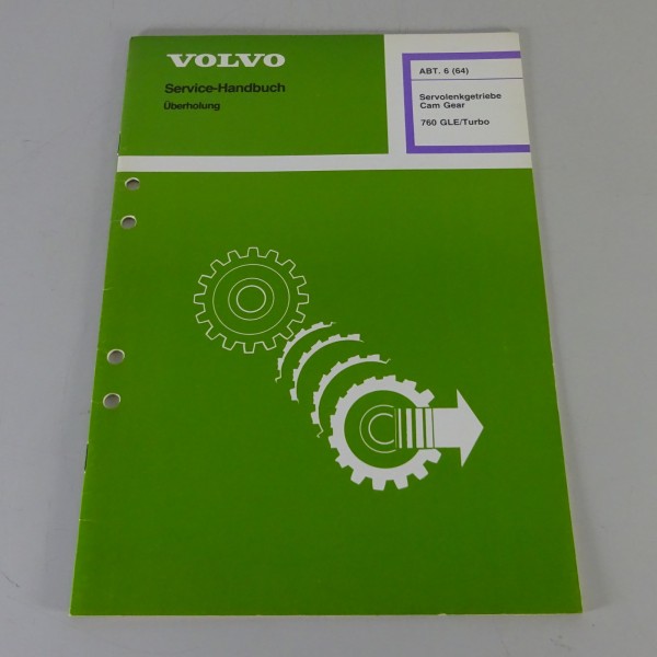 Werkstatthandbuch / Reparatur Volvo 760 GLE / Turbo Servolenkgetriebe Cam Gear