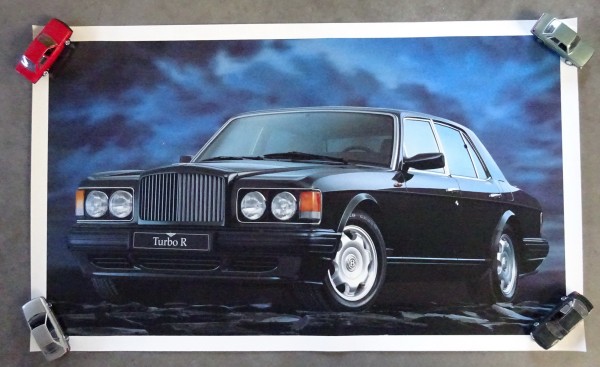Poster / Plakat / Werbeplakat Bentley Turbo R